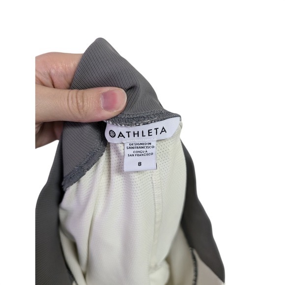 Athleta Brooklyn Textured Skort Athleisure Active Wear UPF City Stripe Size‎ 6 - Picture 7 of 9